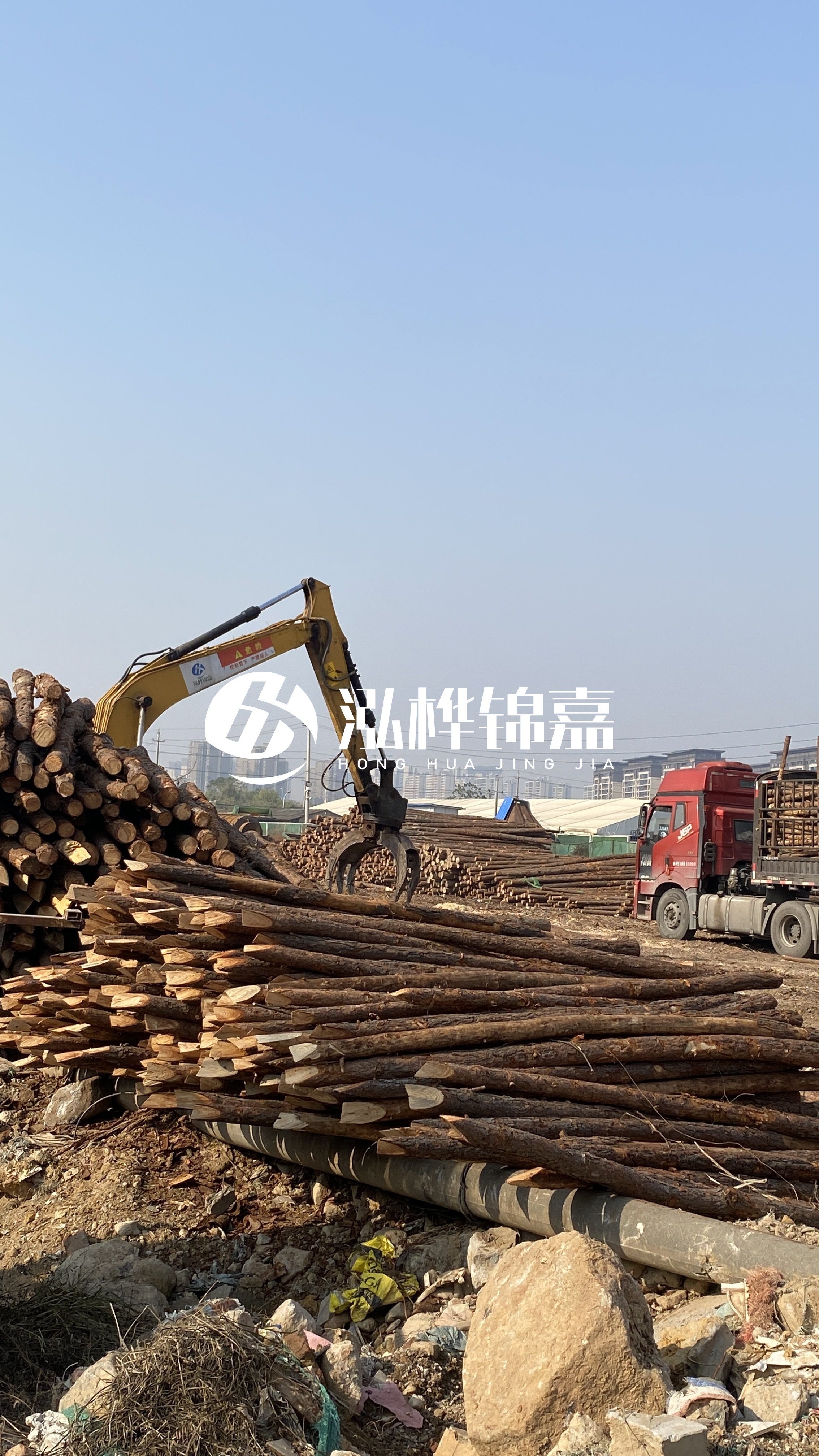 白銀松木樁批發源頭廠家-為什么要選新鮮松木樁?