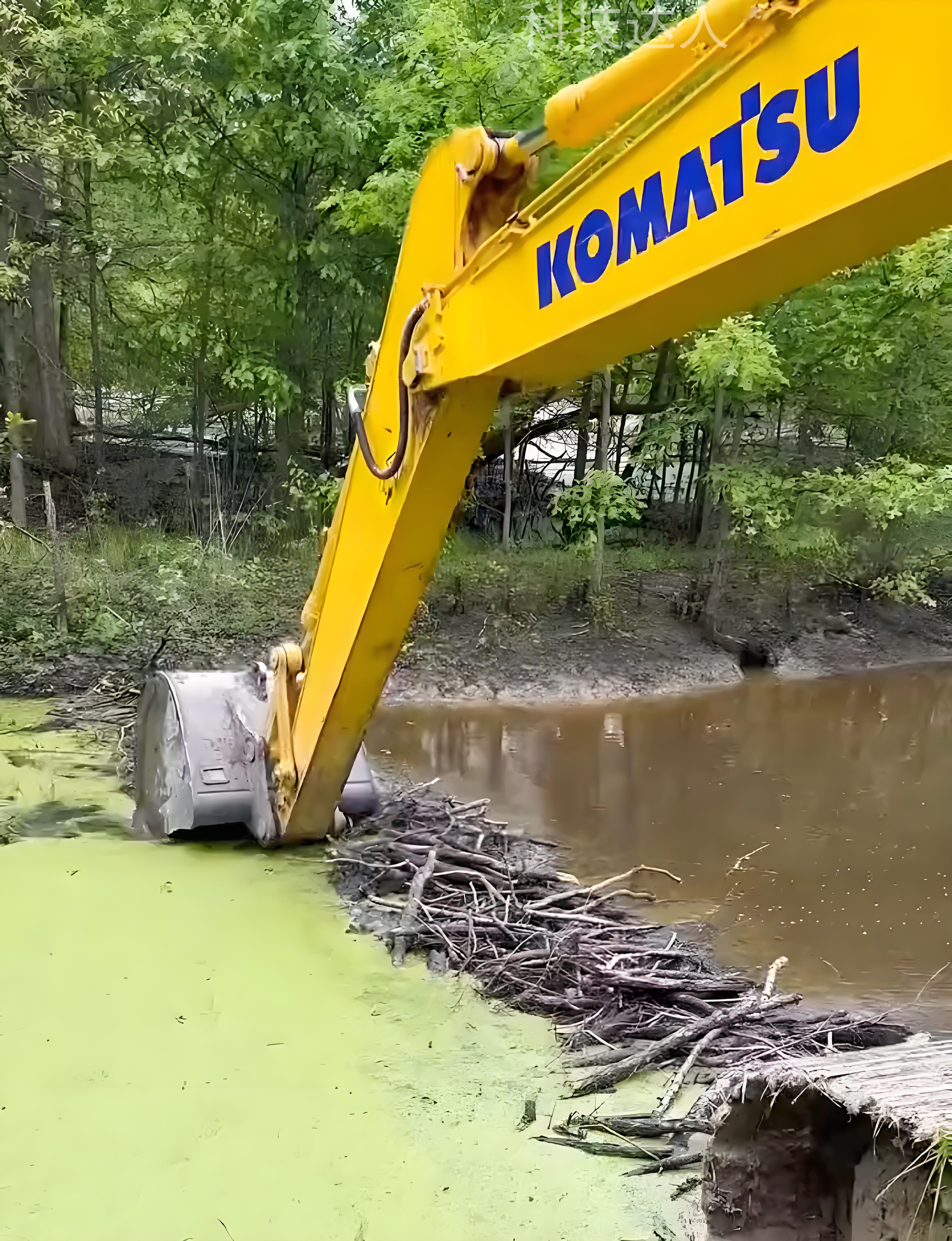 四川內江挖機清淤施工隊-挖機清淤的施工成本如何計算？