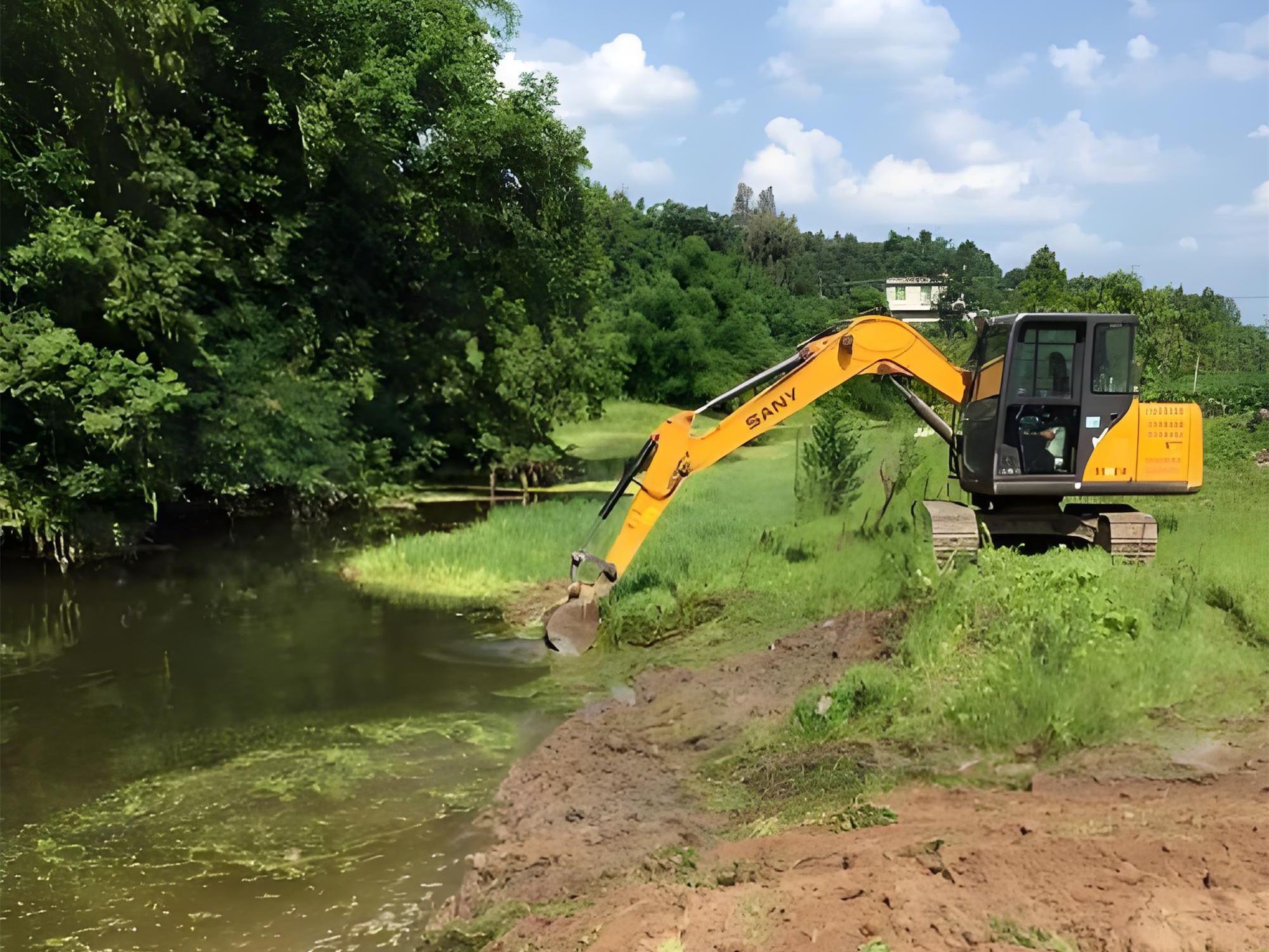北京朝陽區水上挖機清淤隊-水庫清淤的最佳施工時段是什么時候？